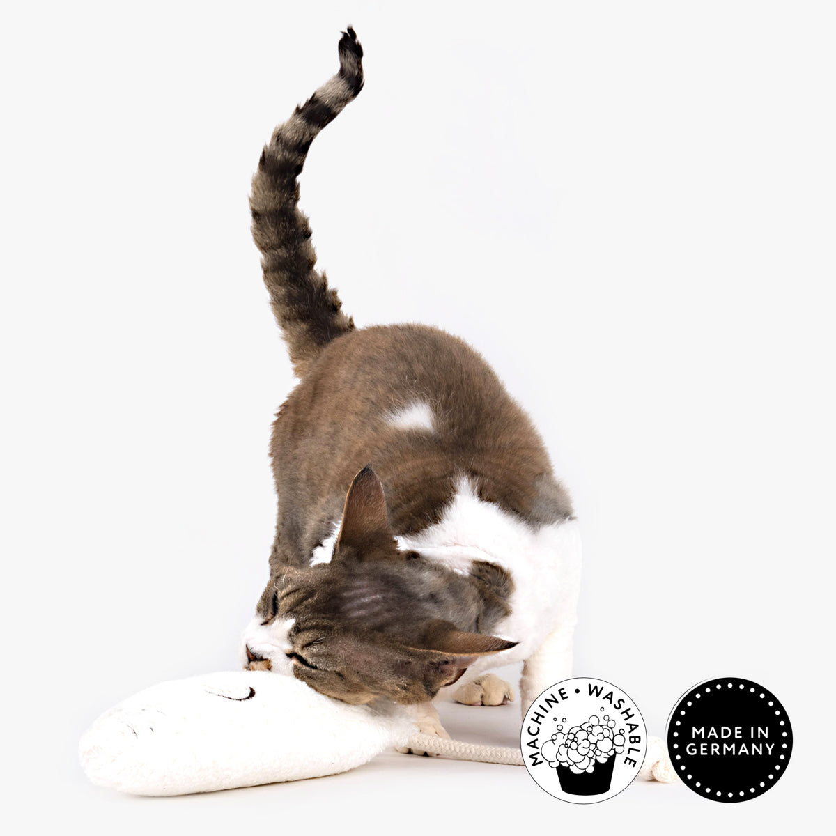 Profeline Stinky Mouse Feline Plush Cat Toy, For Cuddling & Kicking | at Made Moggie
