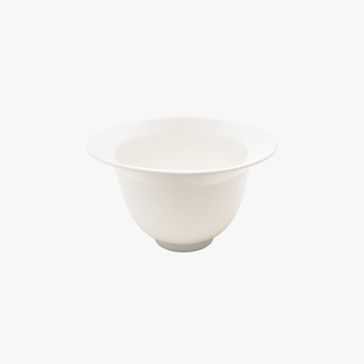 Karimoku Cat Ceramic Cat Water Bowl, In White Porcelain | at Made Moggie