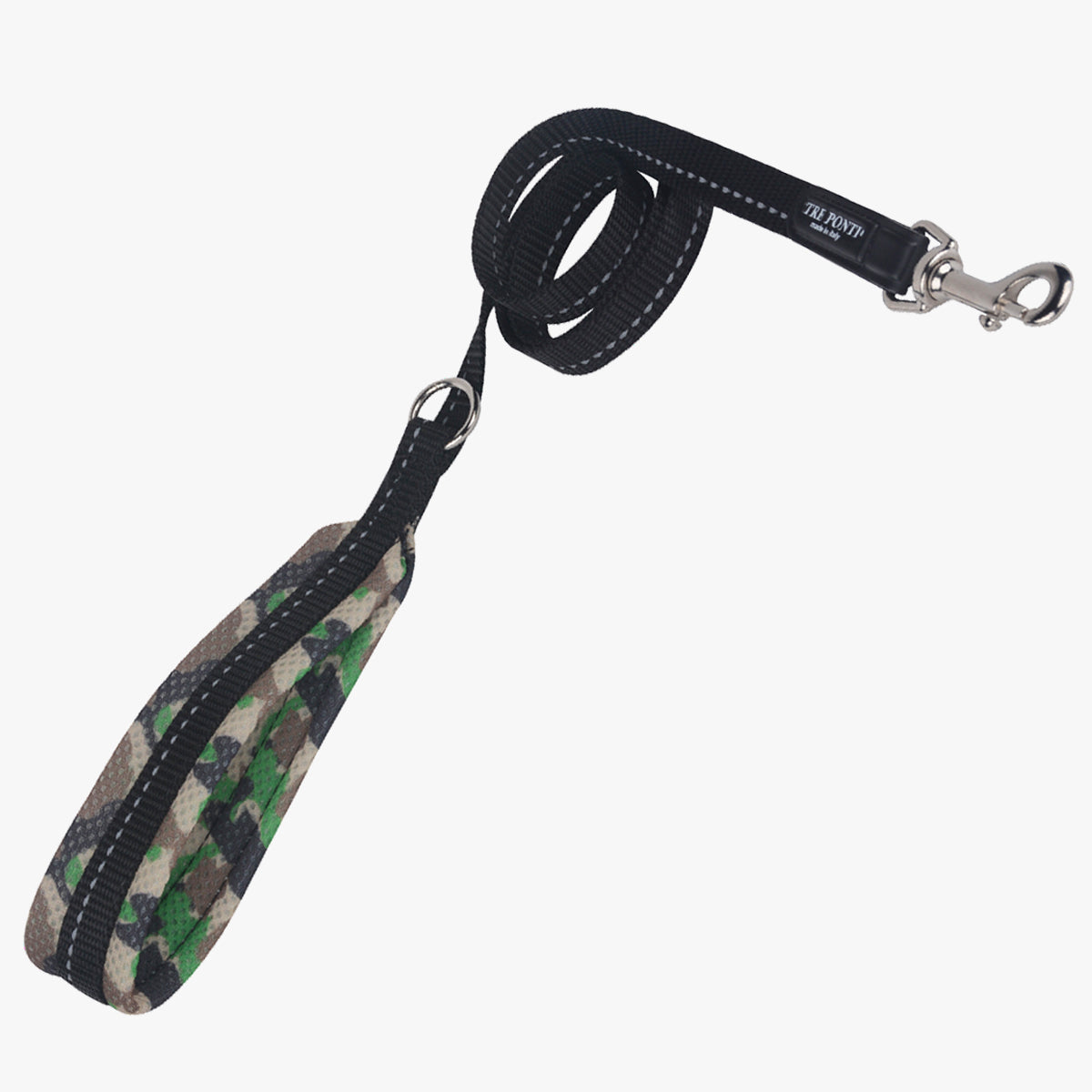 Tre Ponti Cat Leash, Camouflage Mesh In Green | at Made Moggie