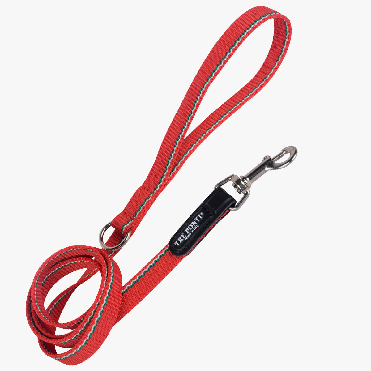 Tre Ponti Cat Leash, Tail Flag Italian Flag Colours In Red | at Made Moggie