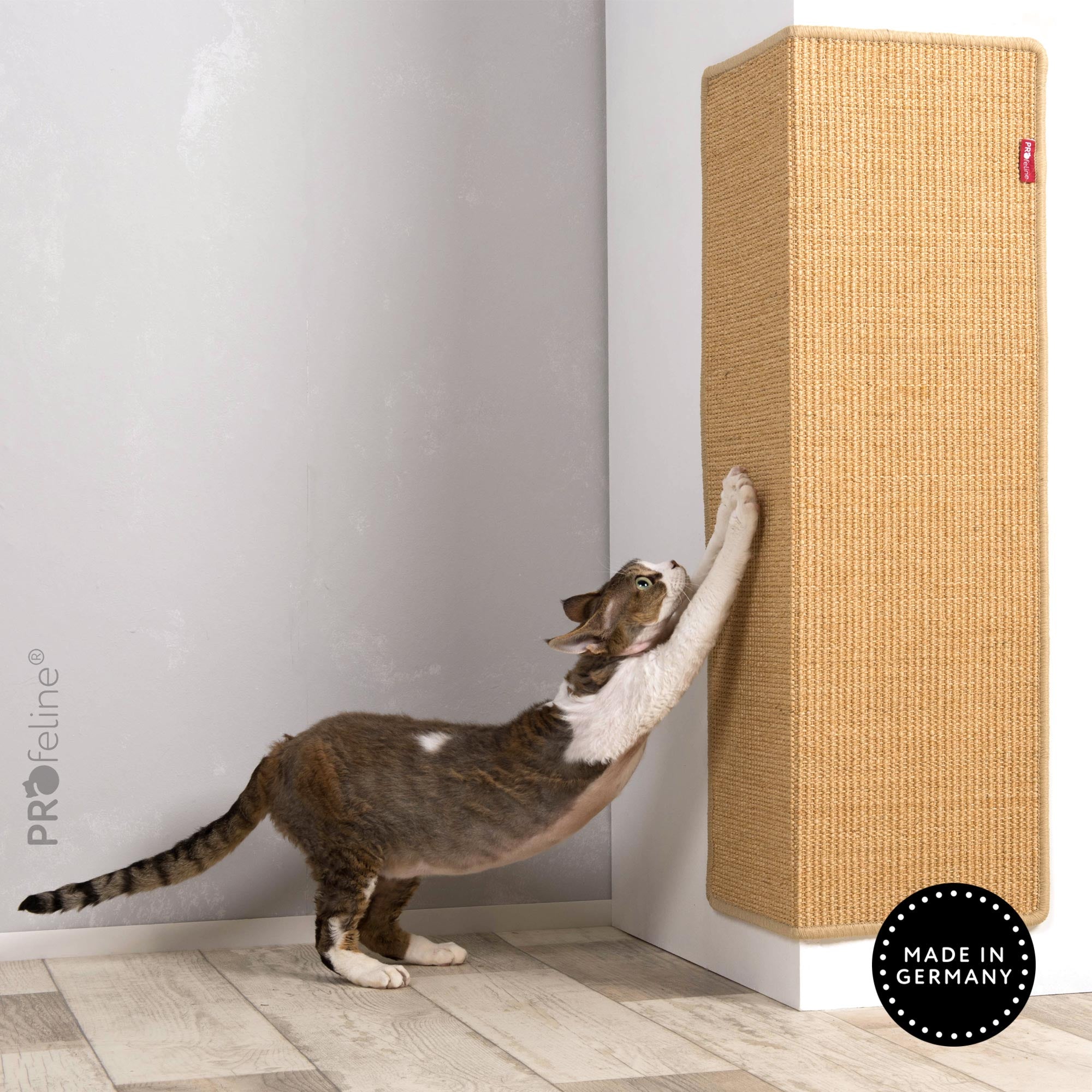 Profeline Cat Wall Scratcher, In Extra Large Size, Is Good For Cat Stretches | at Made Moggie