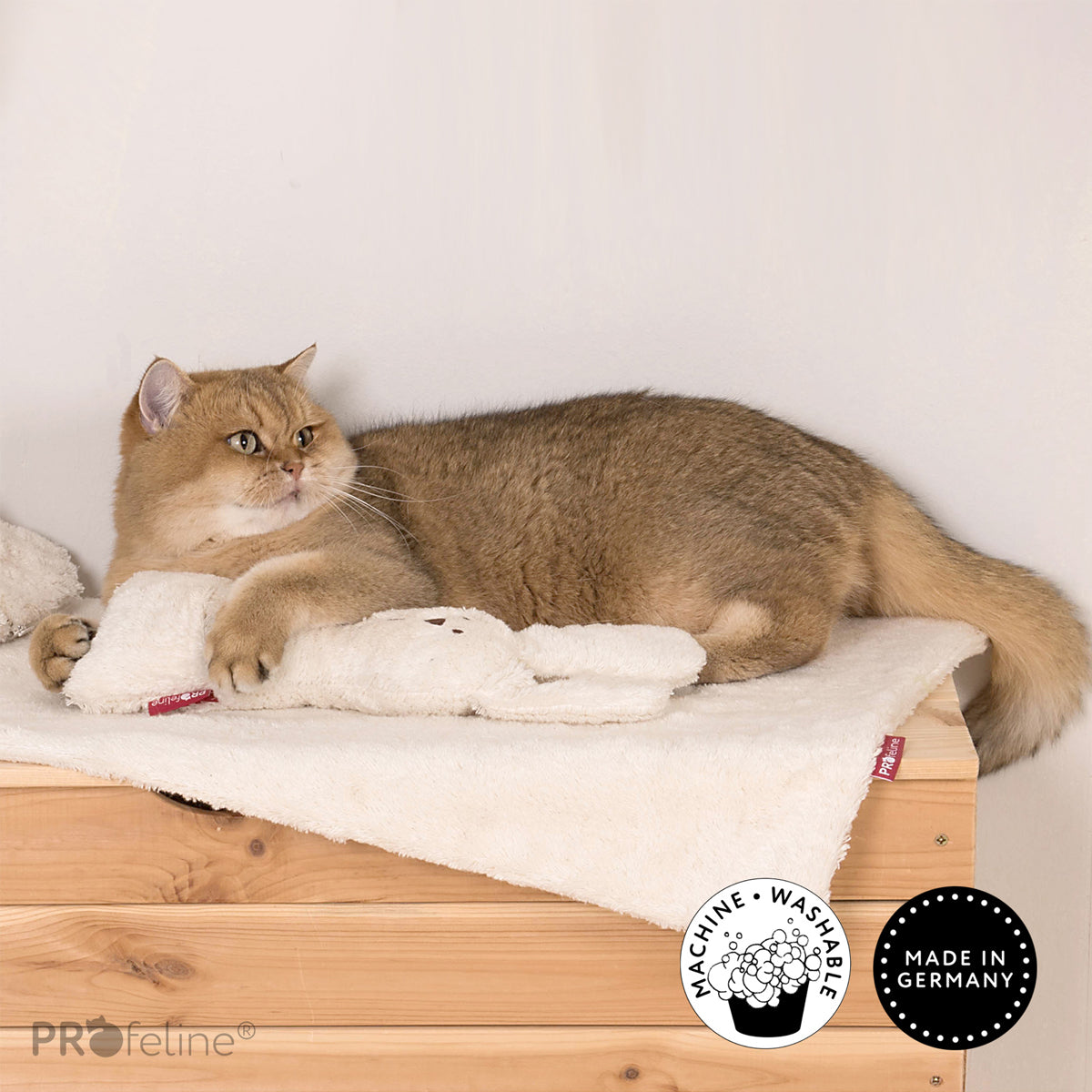Profeline Snuggle Bunny Cat Toy, For Cuddling & Kicking | at Made Moggie