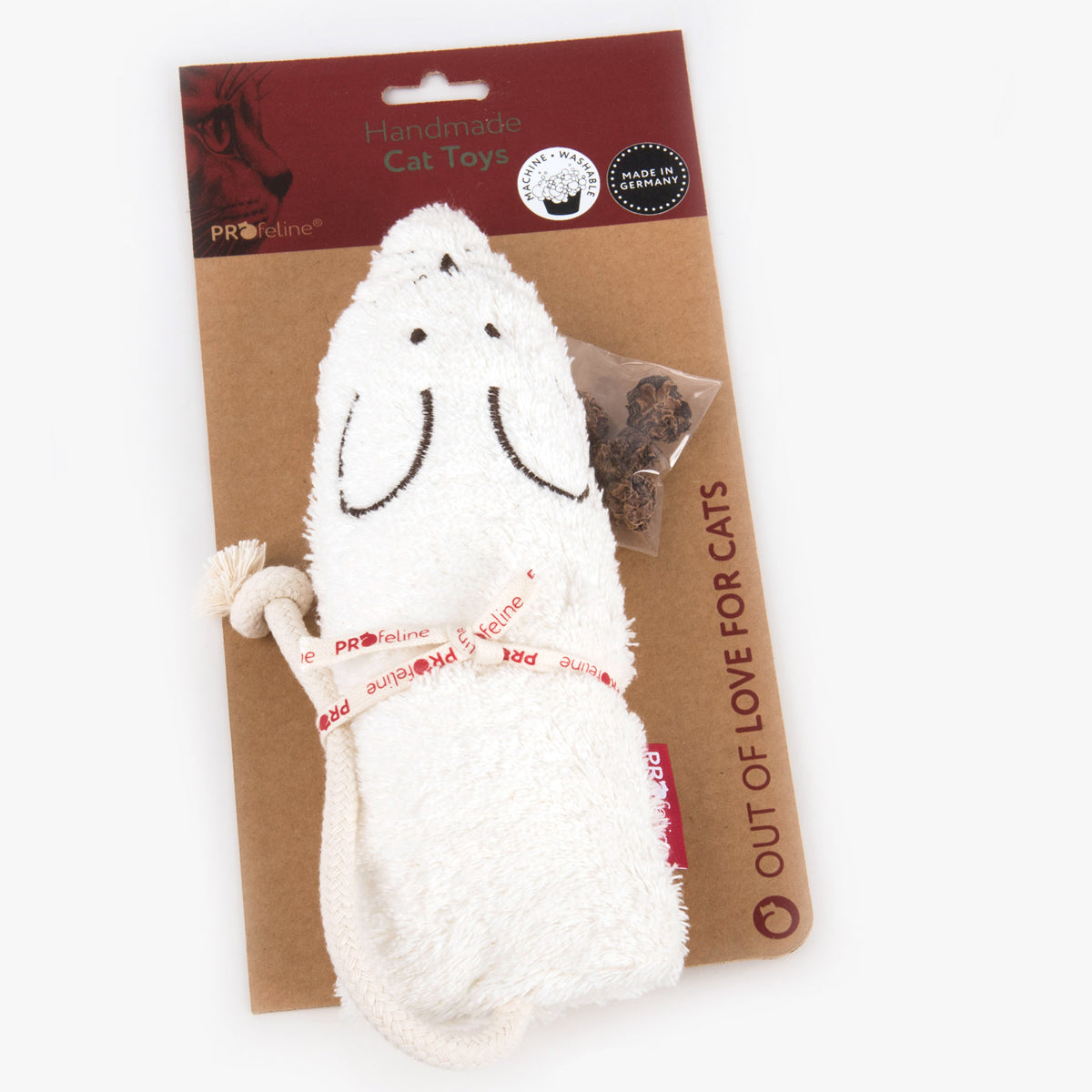 Profeline Stinky Mouse Feline Catnip Toy, In Soft Cotton | at Made Moggie