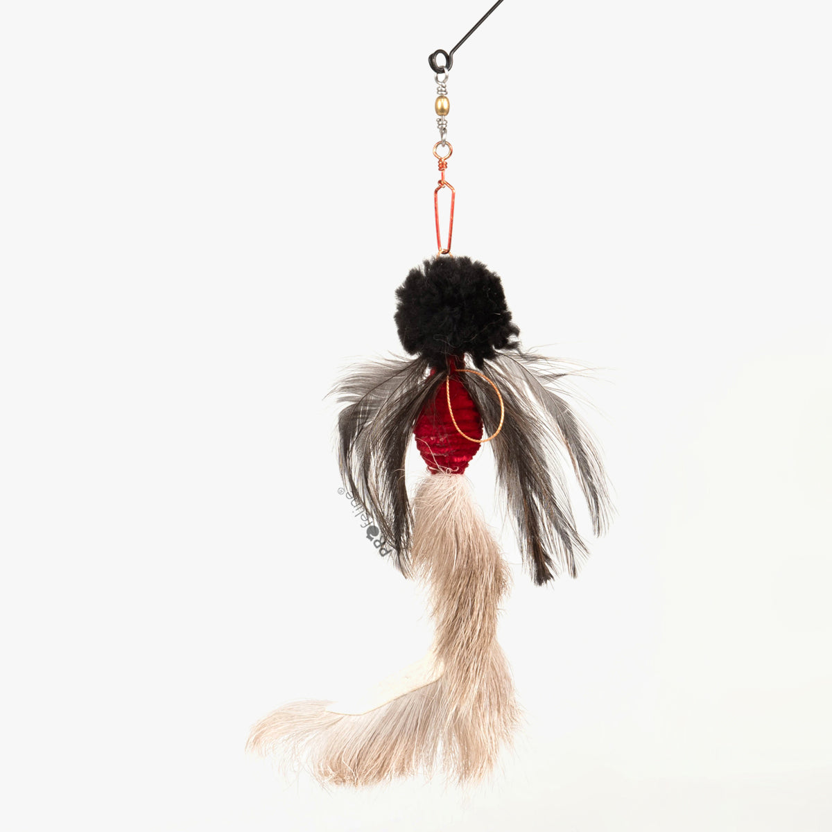 Profeline Furry Phoenix Bird, Fur & Feather Cat Toy For Wands | at Made Moggie