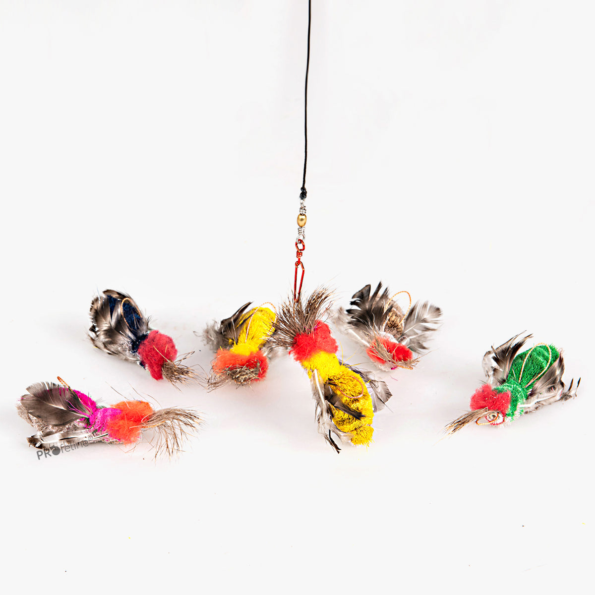 Profeline Creepy Crawlies Refill Cat Toy, With Feathers | at Made Moggie