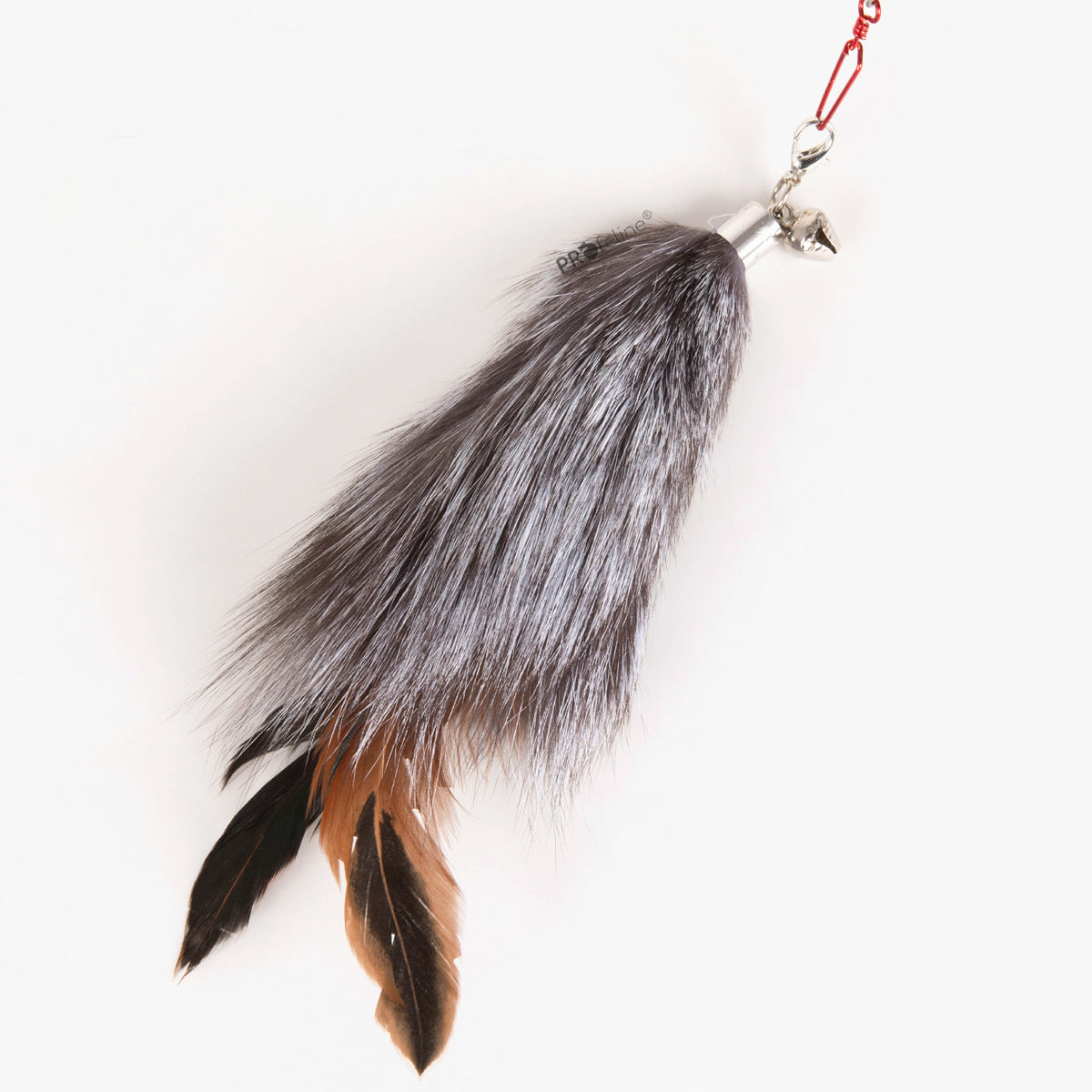 Profeline Fluffy Nub Cat Toy, Handmade With Fur & Feather | at Made Moggie