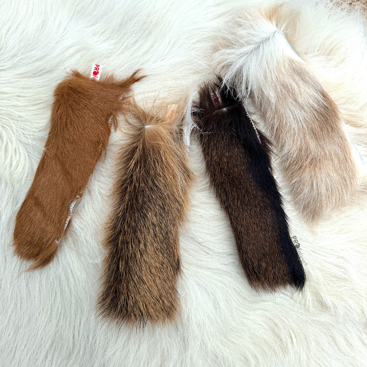 Profeline Goatskin Fur Refill, Cat Toy Attachment For Cat Wands | at Made Moggie