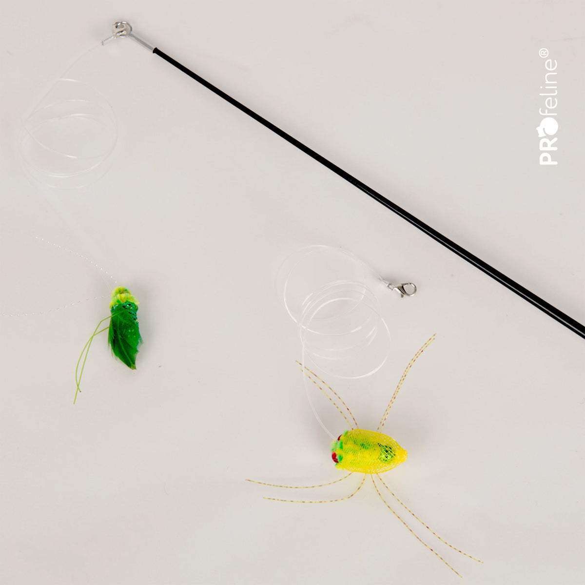 Profeline Green Creature Refills, Cat Toy Set for Wands | at Made Moggie