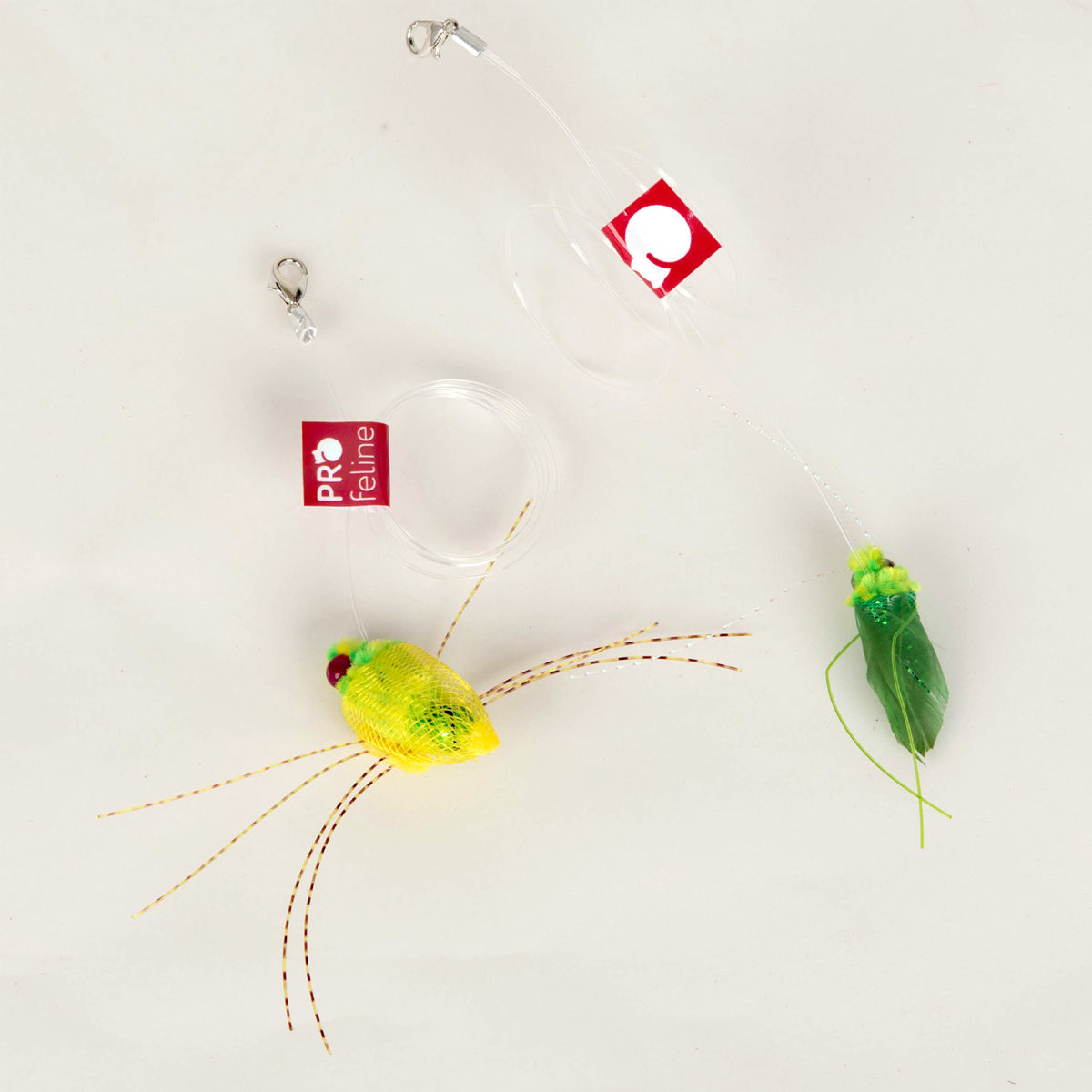 Profeline Green Creature Refills, Cat Toy Set for Wands | at Made Moggie