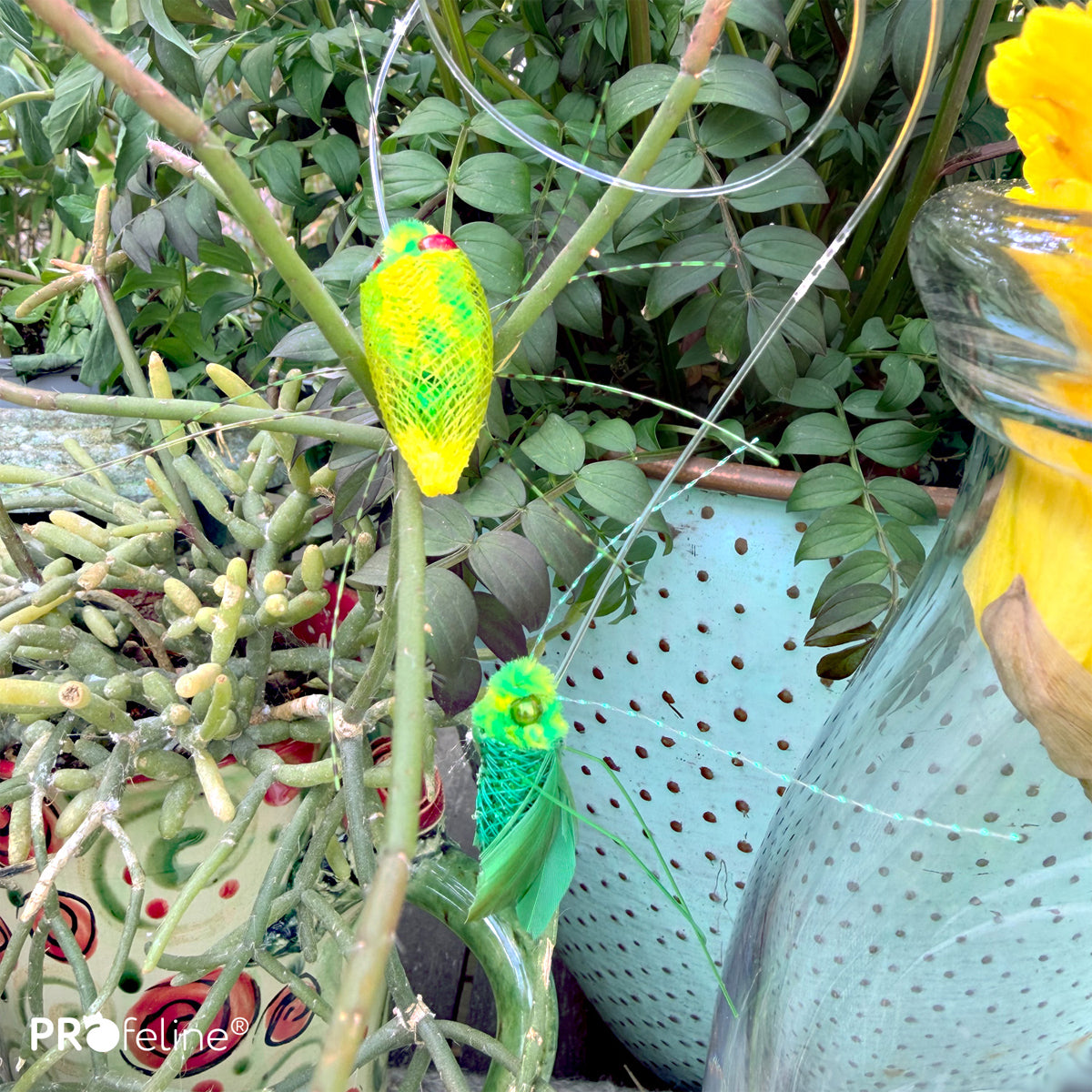 Profeline Green Creature Refills, Cat Toy Set for Wands | at Made Moggie