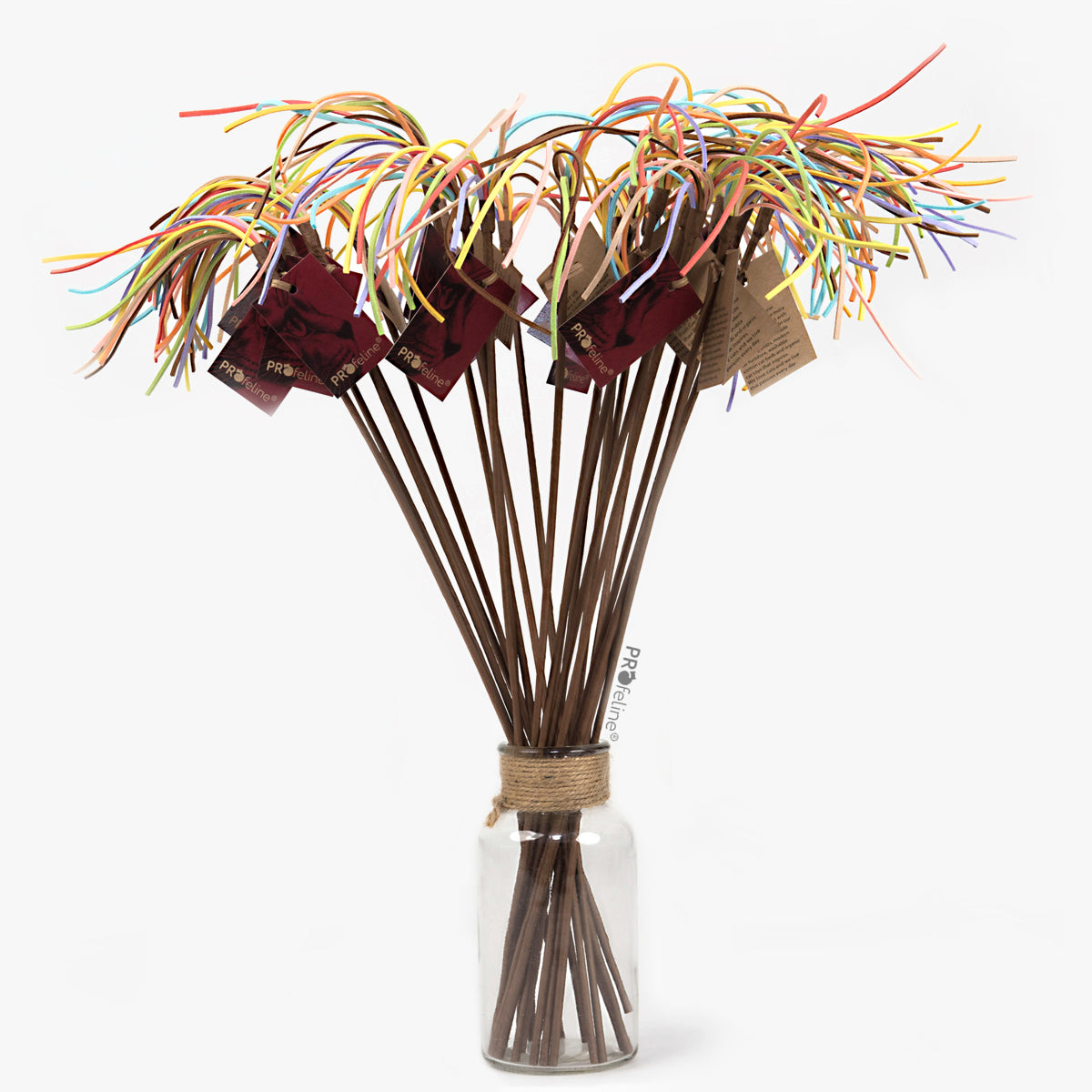 Profeline Teaser Suede Tassel Cat Toy, With Leather Strips | at Made Moggie