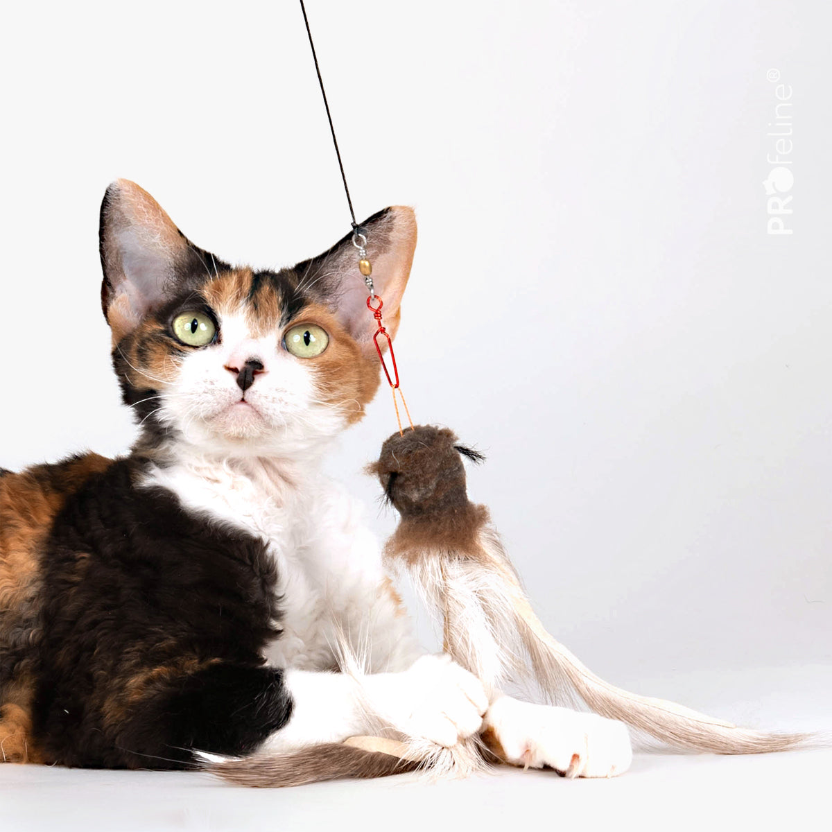 Profeline Fur Shaglet Refill, Octopus-like Cat Toy Made From Bristles & Wool | at Made Moggie