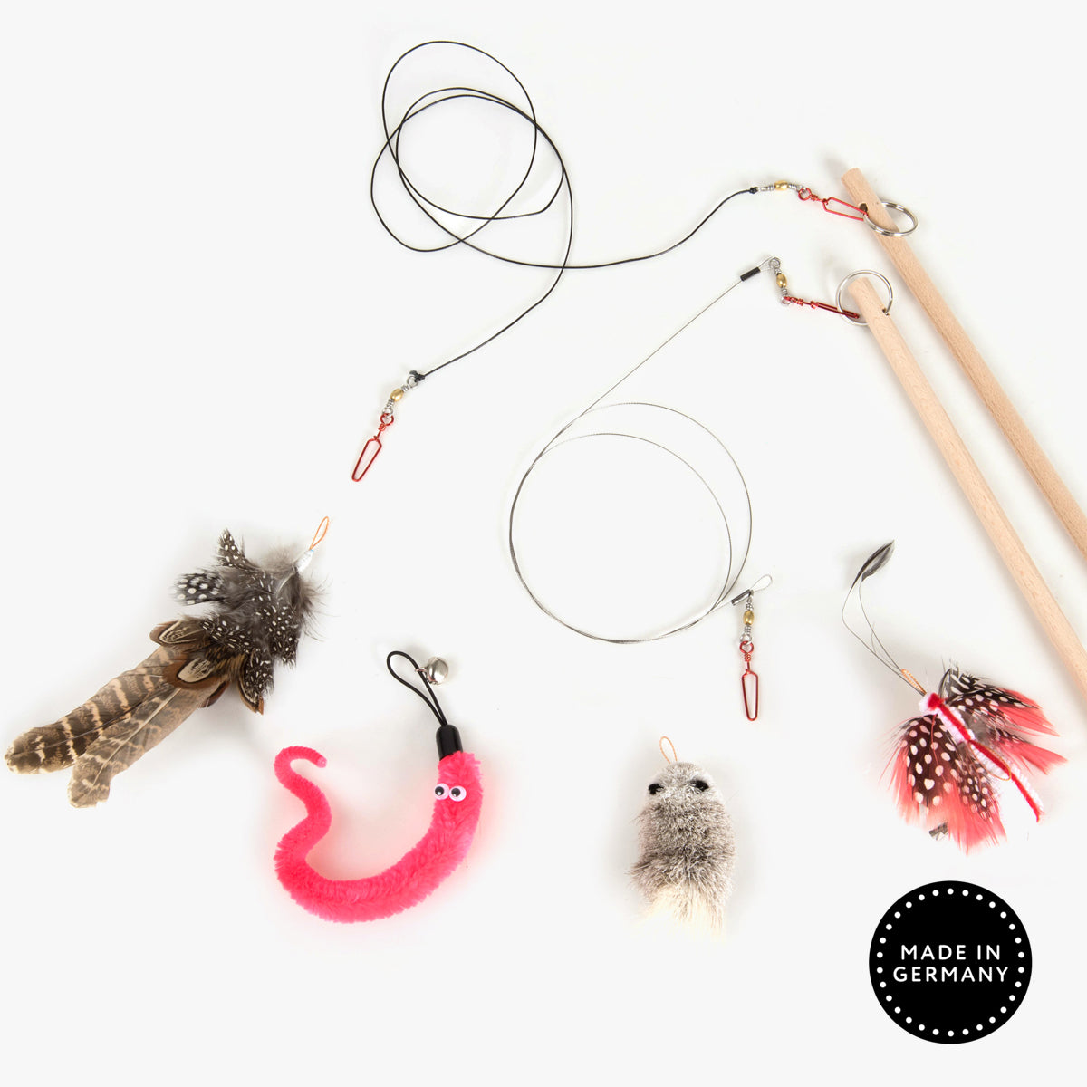 Profeline Cat Wand Change Cords, Metal & Polyester | at Made Moggie