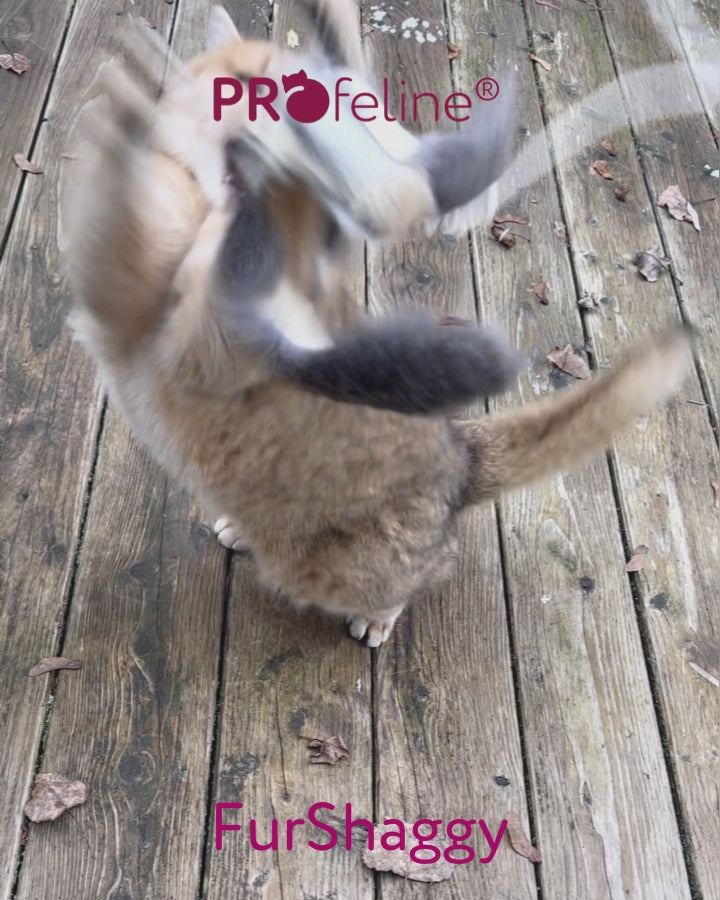 Profeline Cat Toy, Fur Shaggy Rabbit Refill, With Attachment for Wands | at Made Moggie