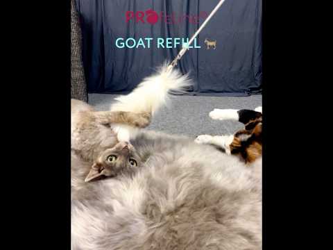 Profeline Goatskin Fur Refill, Cat Toy Attachment For Cat Wands | at Made Moggie