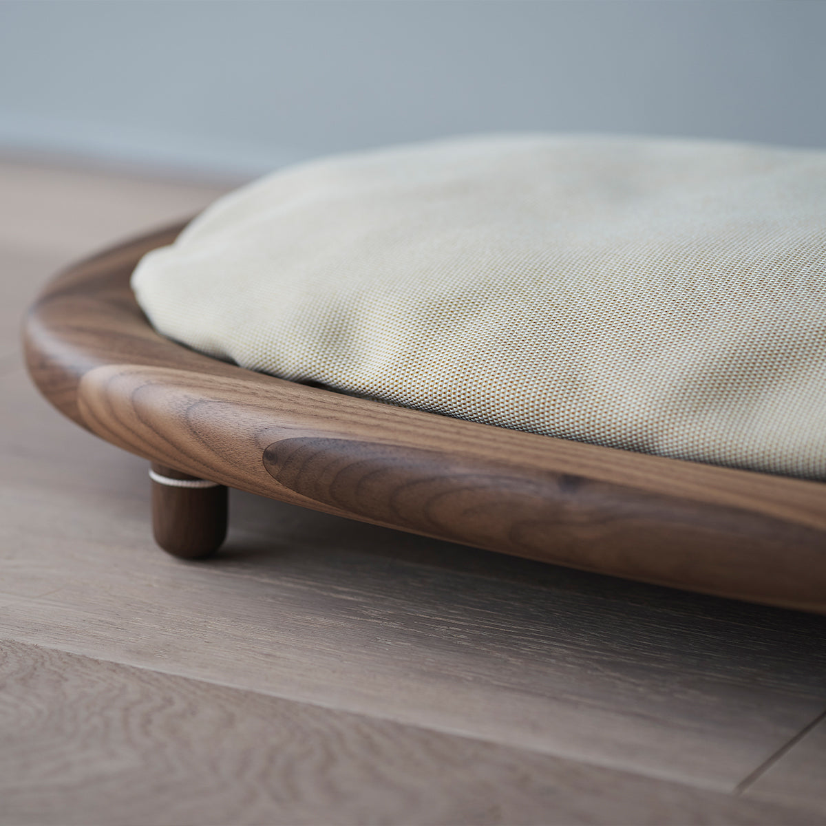 Karimoku Cat Luxury Wood Cat Bed With Cushion | at Made Moggie
