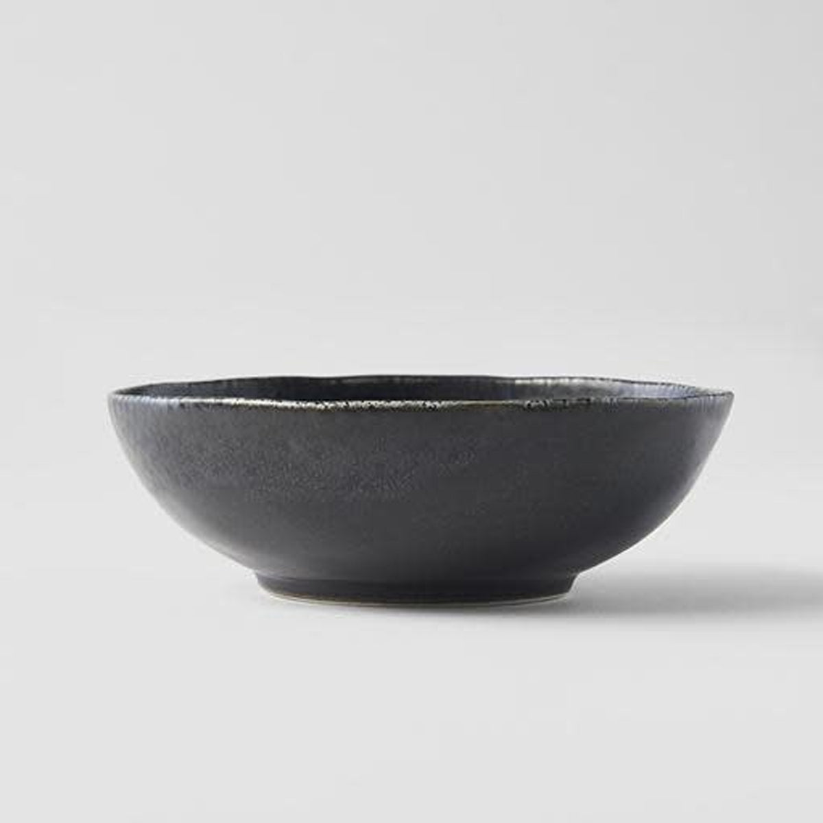 MIJ Ceramic Cat Dish In Black, Handmade In Japan | at Made Moggie