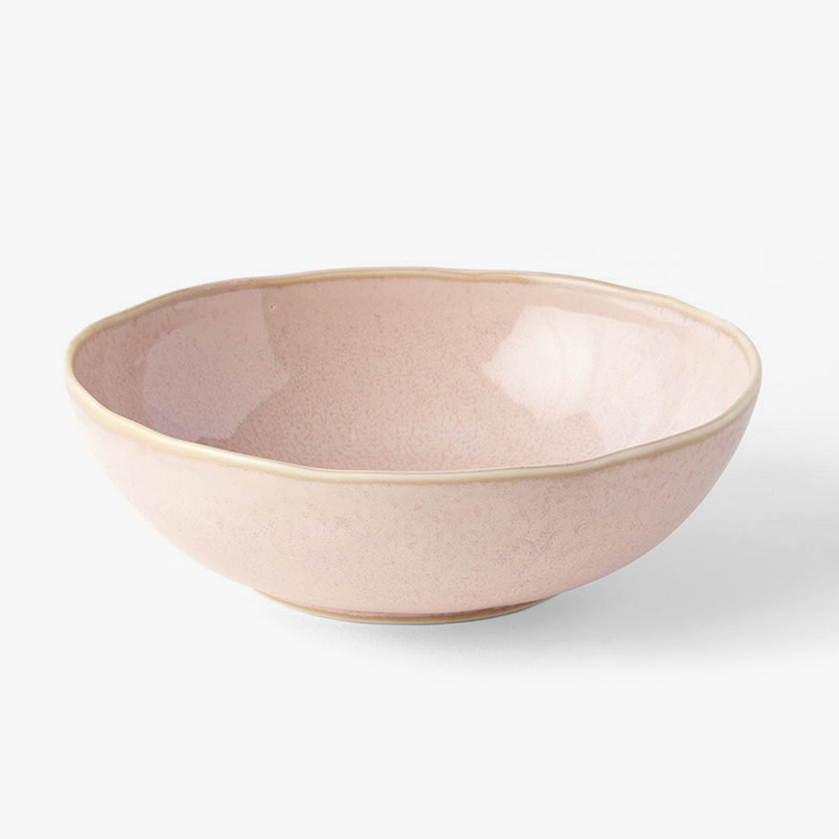 MIJ Oval Sakura Pink Ceramic Cat Bowl, Made in Japan | at Made Moggie