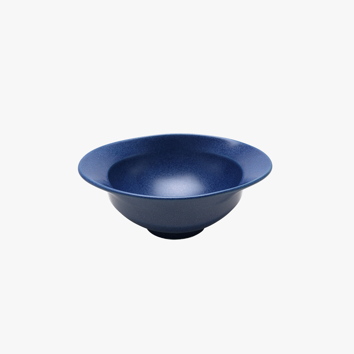 Karimoku Cat Ceramic Cat Food Bowl, In Blue Porcelain | at Made Moggie