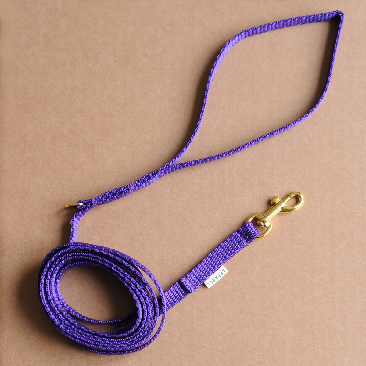 Doggie Apparel Cat Leash, Nylon Webbing In Purple | at Made Moggie
