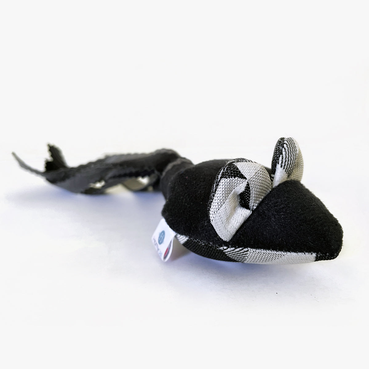 Homycat Catnip Mouse Toy For Cats, In Black Fabric | Homycat | at Made Moggie