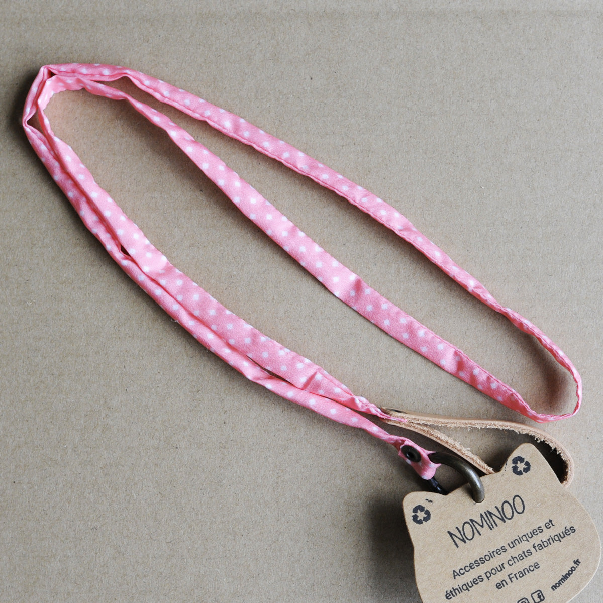 Nominoo Charmer, Snake Cat Toy In Pink Fabric | at Made Moggie
