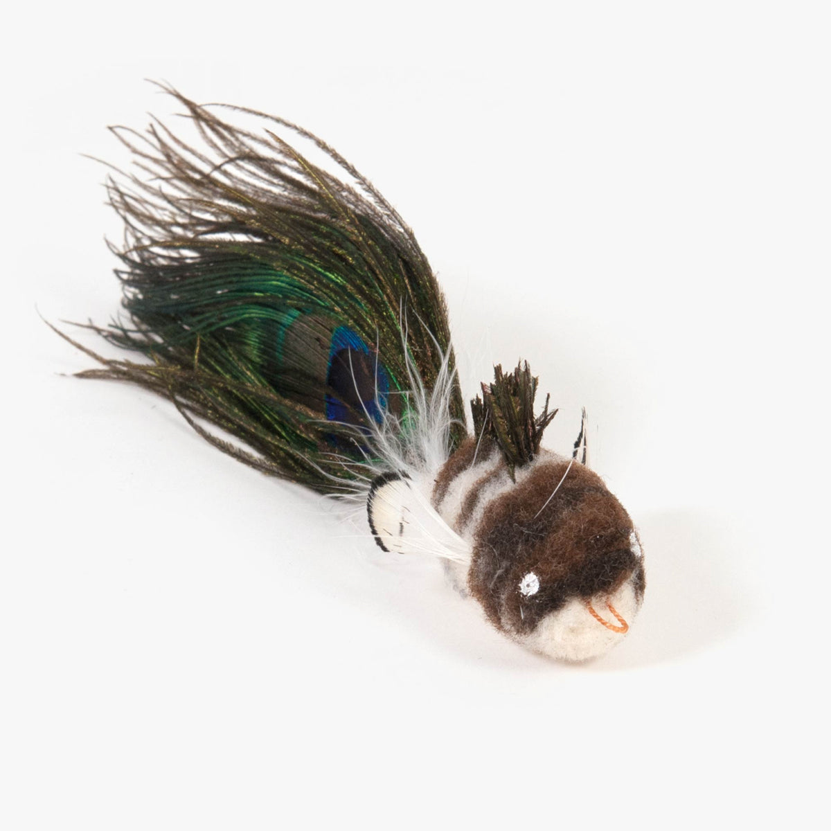 Profeline Paradise Refill Cat Toy, Fish With Wool Body & Feather Tail | at Made Moggie