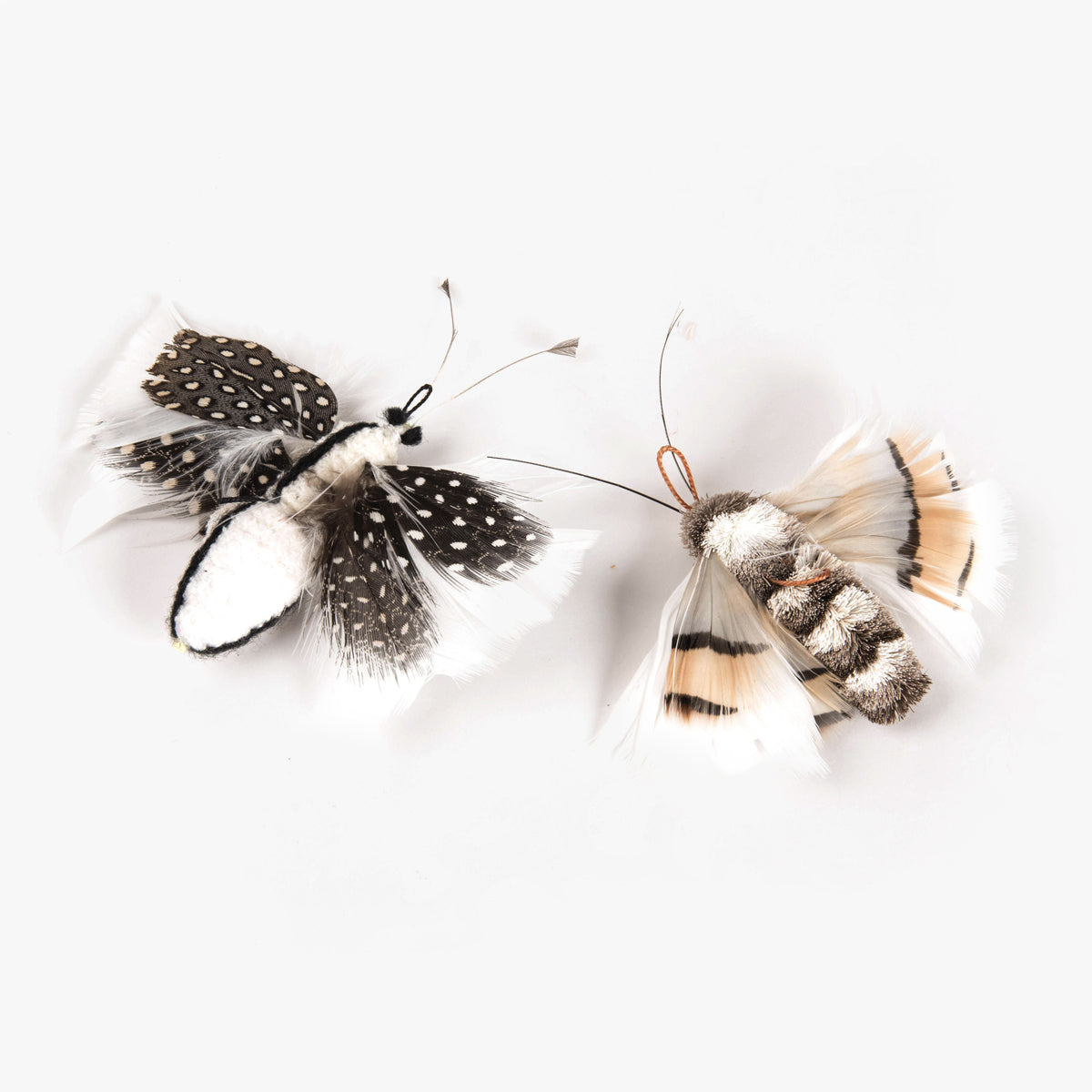Profeline Butterfly Cat Toy Set, Made With Feathers | at Made Moggie