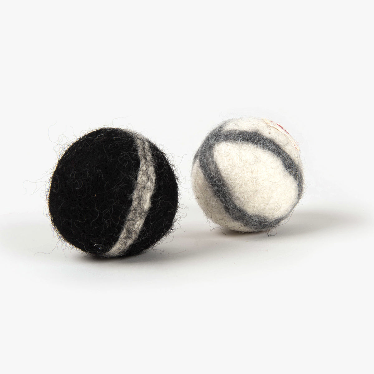 Felted Rattle Roll & Rattle with Our Eco-Friendly Felted Ball Cat Toy
