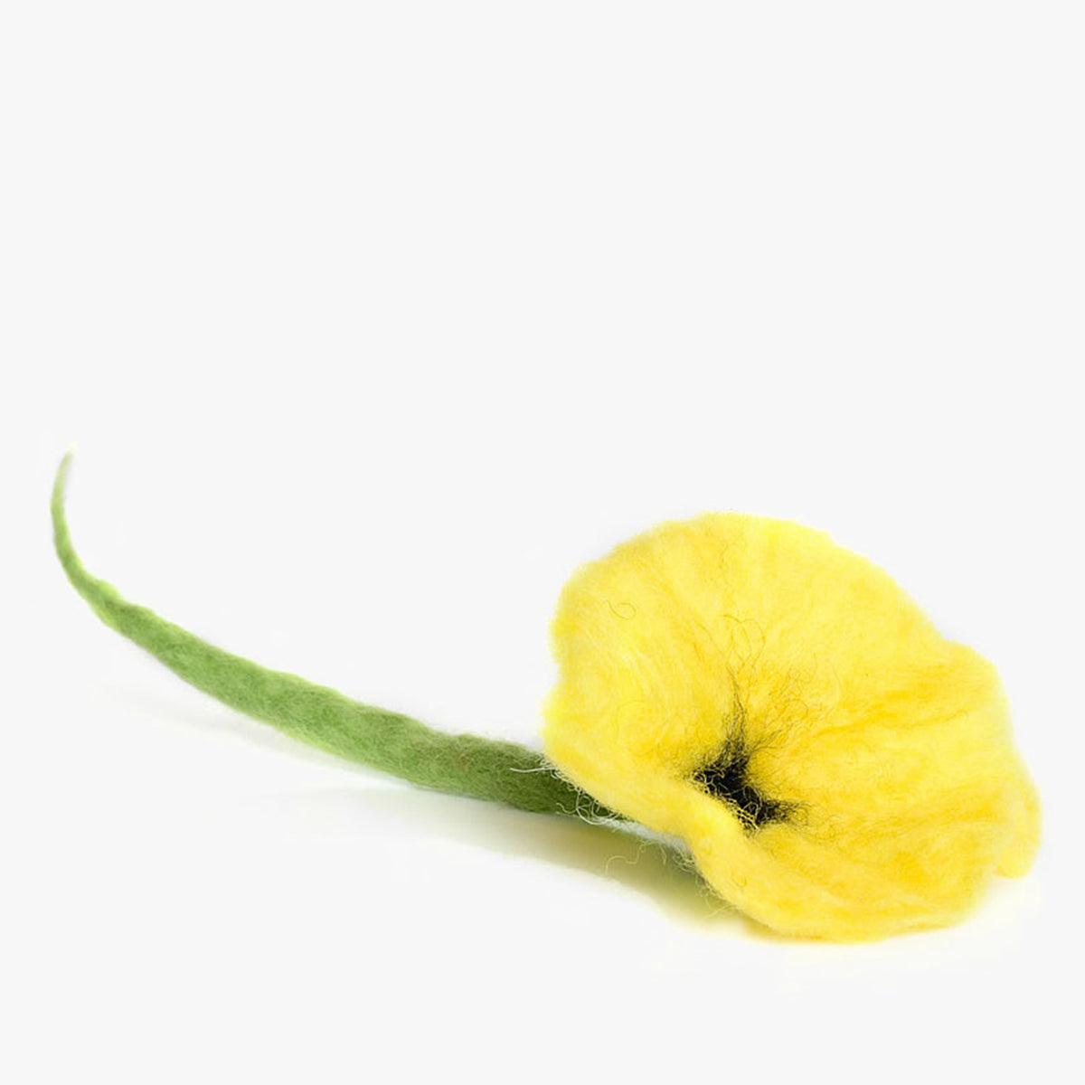 Stylecats Yellow Felt Flower Cat Toy | at Made Moggie