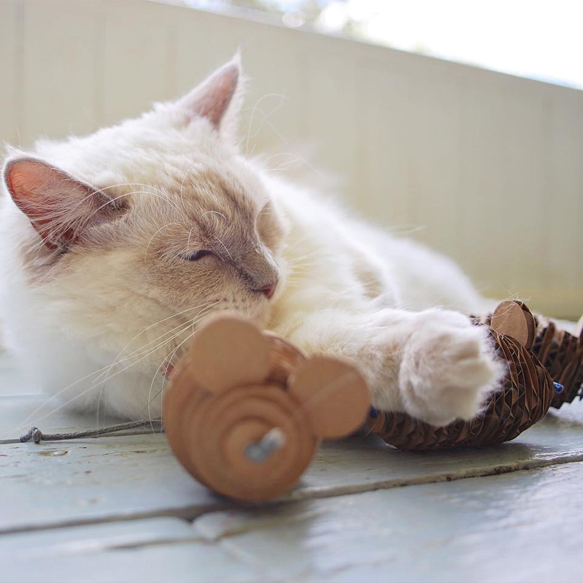 Cacao Pets Toy Mice For Cats, Handmade From Cardboard | at Made Moggie
