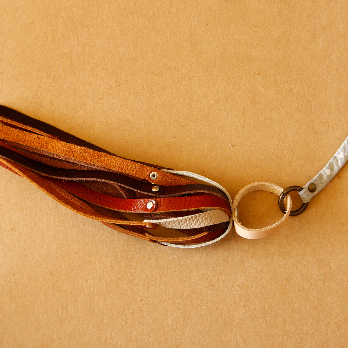 Cat Toy - Long Leather Octopus
