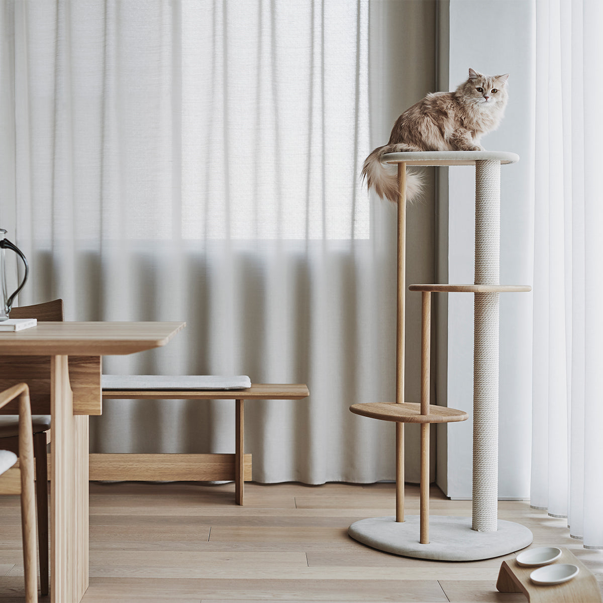 Karimoku Cat Scratching Tree, In True Luxury Style | at Made Moggie