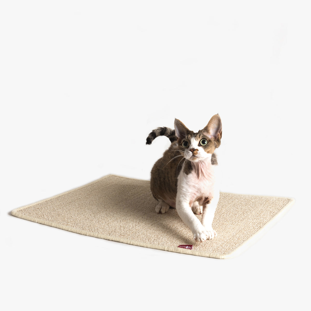 Profeline Horizontal Cat Scratcher For Floor Or Wall, In Creme Sisal | at Made Moggie